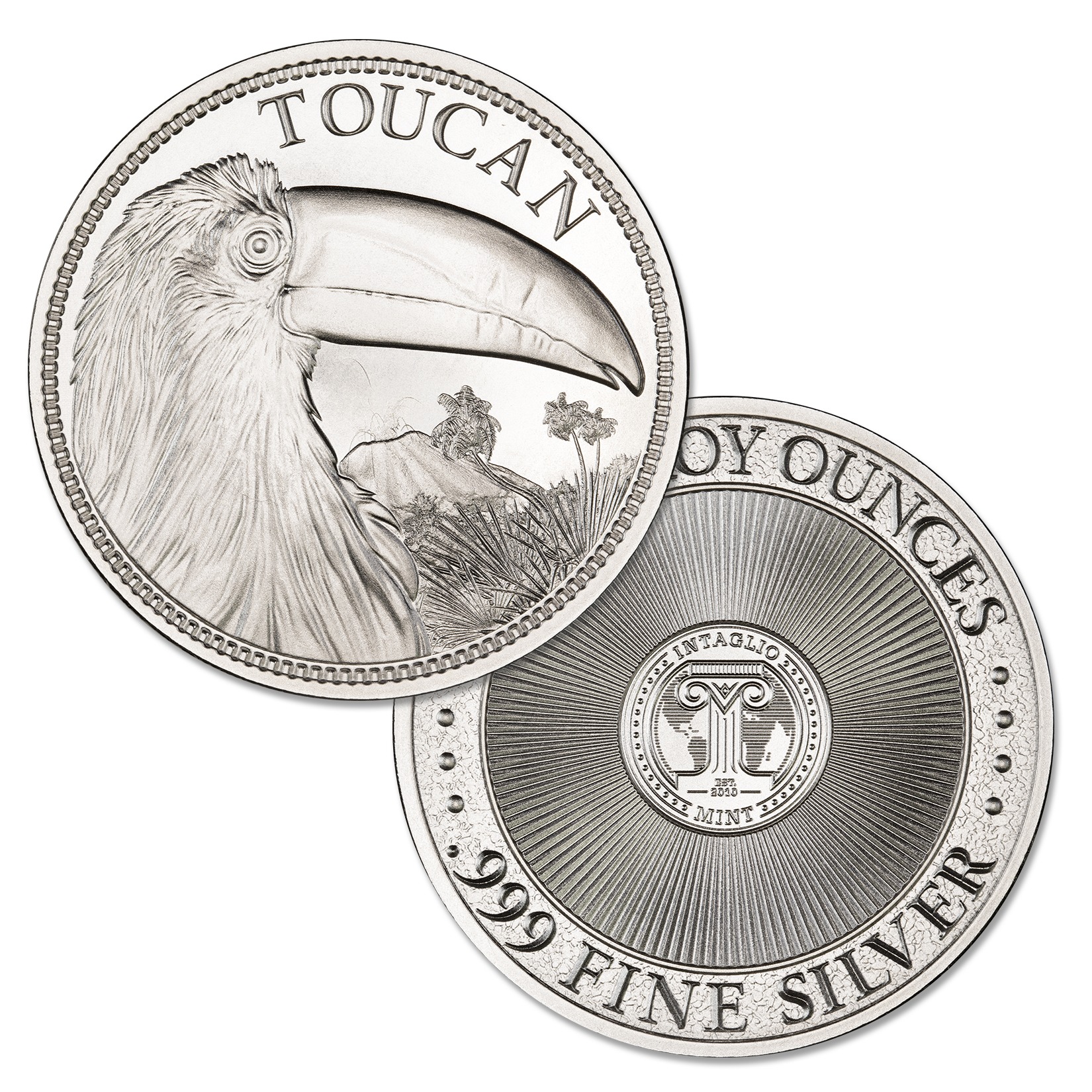 TOUCAN - 2 TROY OUNCE - 50MM - Image 1