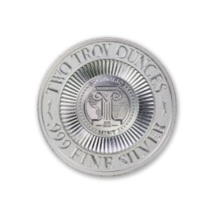 The Silver Bug - 3rd in Series - Dynastinae (Rhinoceros Beetle) - 2 ozt. 39mm .999 Fine Silver Art Medal (6mm Thick)