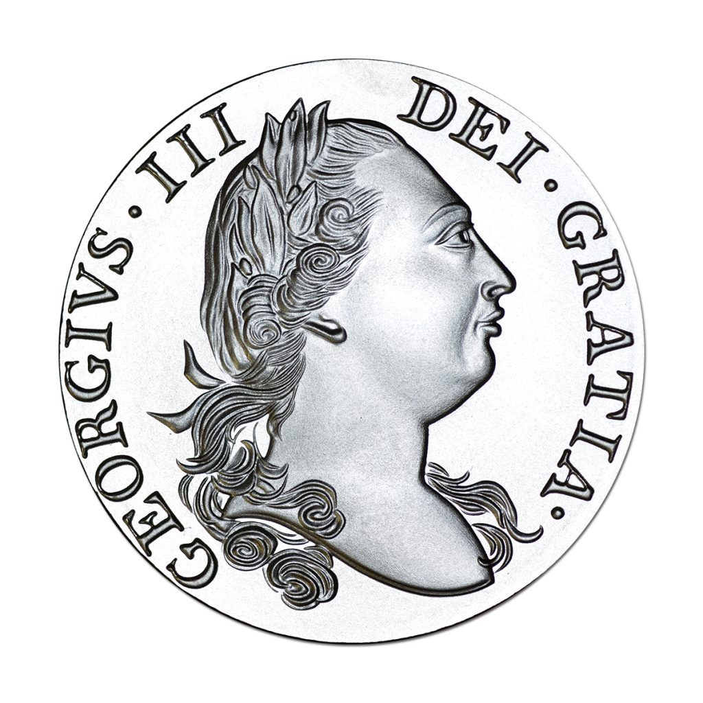 Colonial Tribute Series - The Virginia Shilling - 2 ozt. 50mm .999 Fine Silver Art Medal
