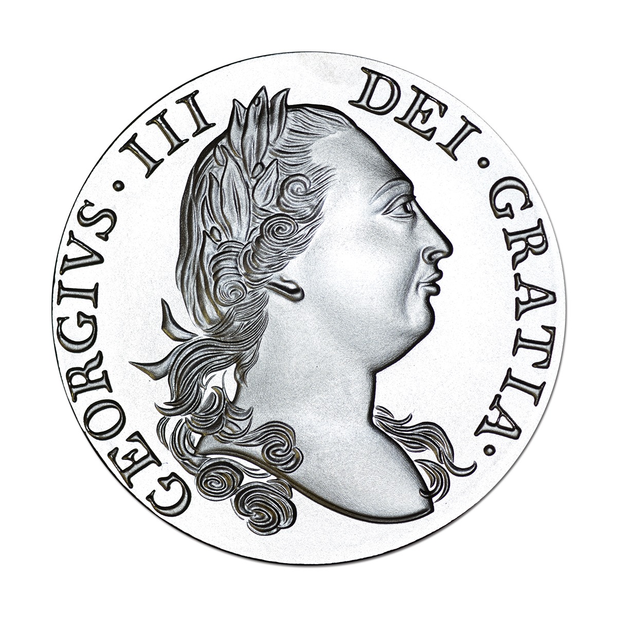 Colonial Tribute Series - The Virginia Shilling - 2 ozt. 50mm .999 Fine Silver Art Medal