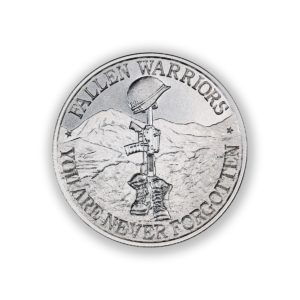 High Relief – Battlefield Cross Tribute – 2ozt .999 Fine Silver - 39mm – Brilliant Uncirculated (6mm Thick!)