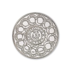 Colonial Tribute Series - The Continental Dollar – 2ozt. 39mm .999 Fine Silver Art Medal (6mm Thick)