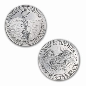 High Relief – Battlefield Cross Tribute – 2ozt .999 Fine Silver - 39mm – Brilliant Uncirculated (6mm Thick!)