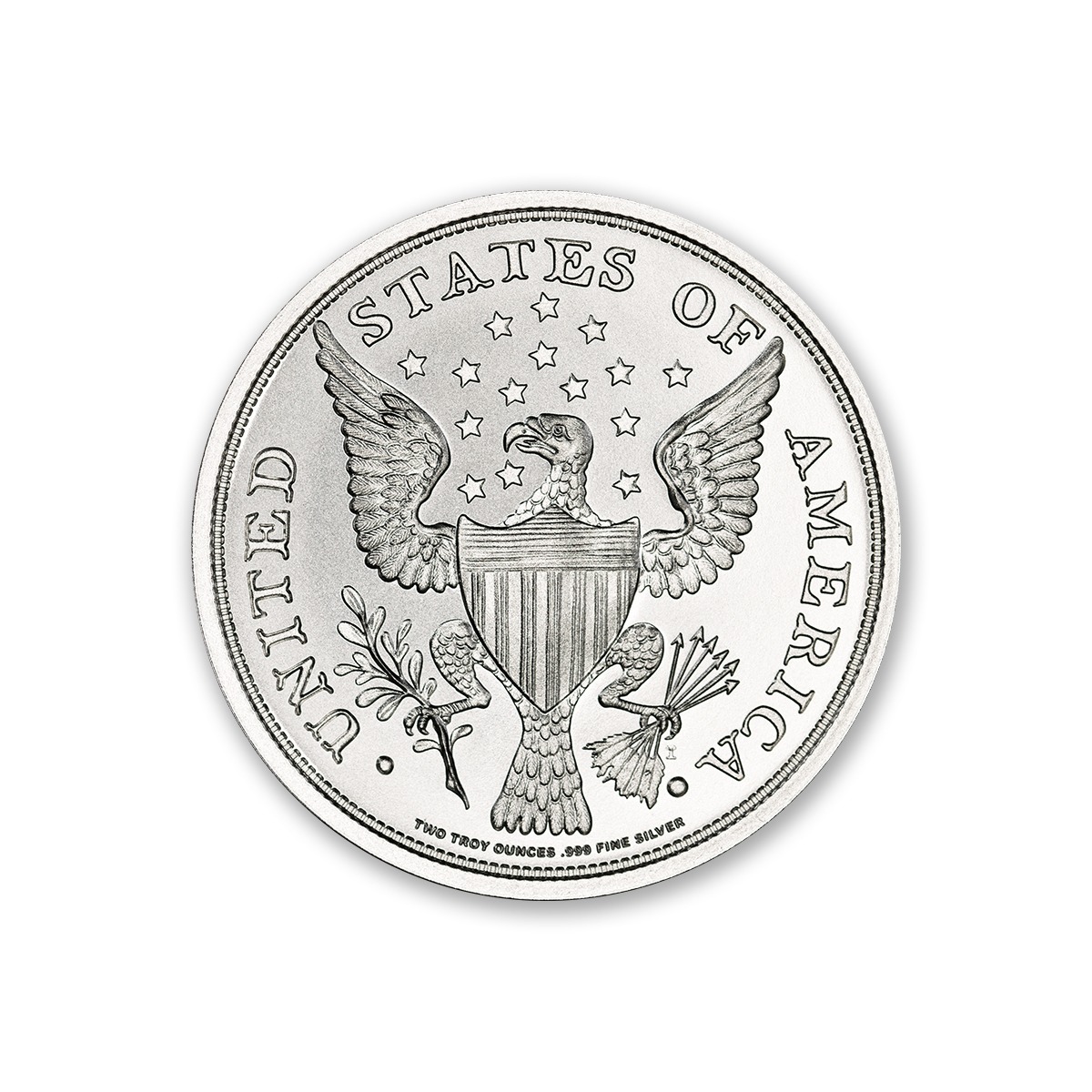 Colonial Tribute Series - Getz Washington - 2 ozt. 39mm .999 Fine Silver Art Medal (6mm Thick)
