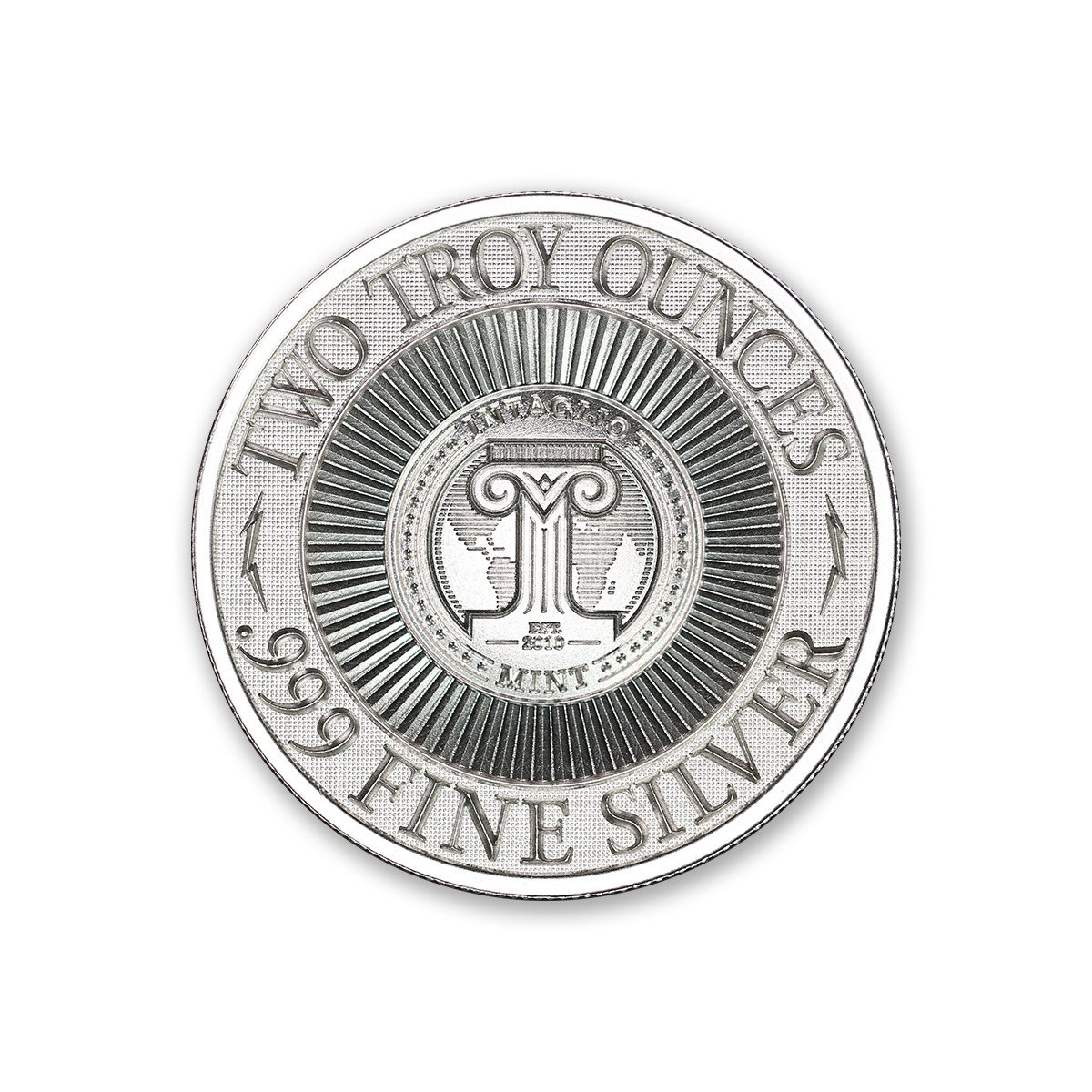 The Silver Bug - 2nd in Series - Coccinella Magnifica (Lady Bug) - 2ozt. 39mm .999 Fine Silver Art Medal (6mm Thick)