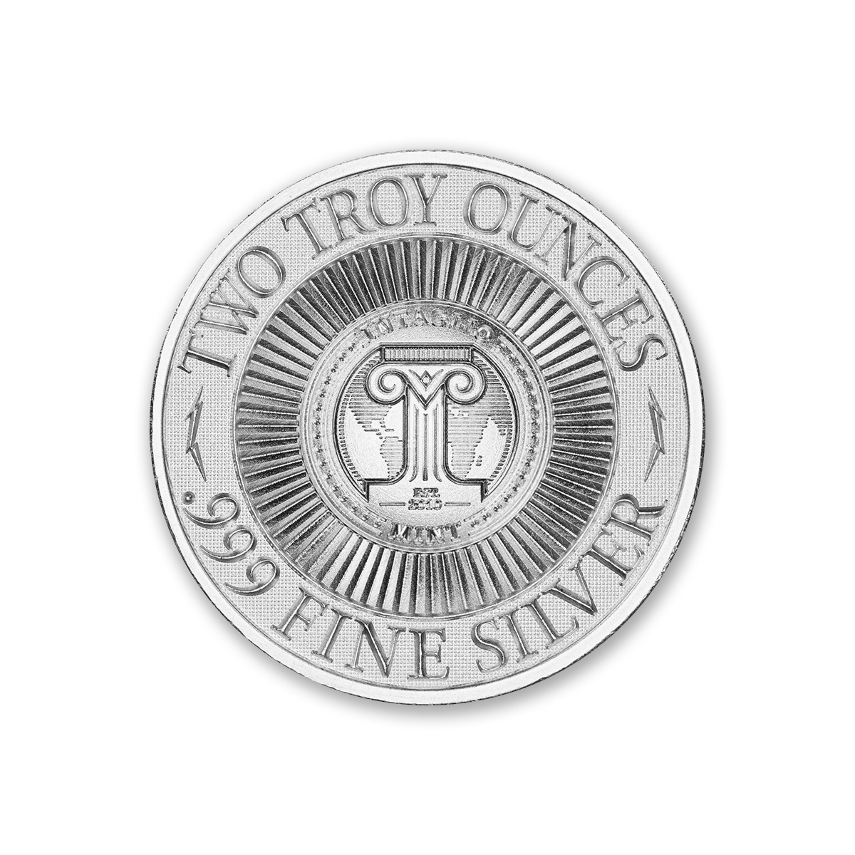 The Silver Bug - 4th in Series - Macrodontia Cervicornis (Giant Longhorn Beetle) - 2 ozt. 39mm .999 Fine Silver Art Medal (6mm Thick)