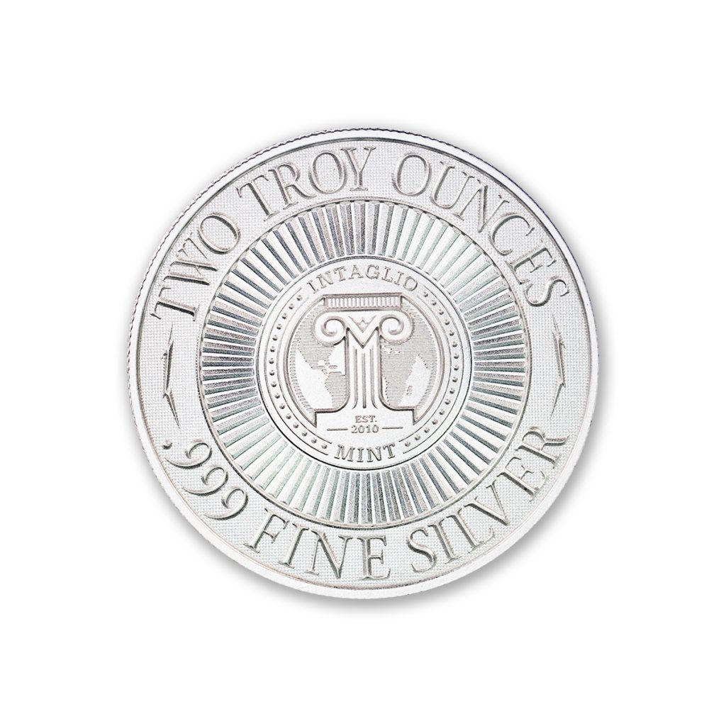 The Silver Bug – 1st in Series – Scarab – 2 ozt. 39mm .999 Fine Silver Art Medal (6mm Thick)