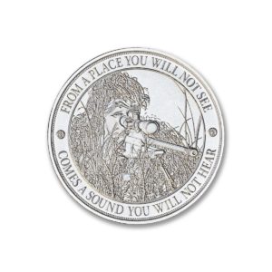 THE SNIPER - 1ozt. .999 Fine Silver Art Medal