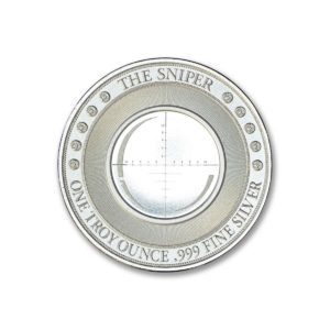 THE SNIPER - 1ozt. .999 Fine Silver Art Medal