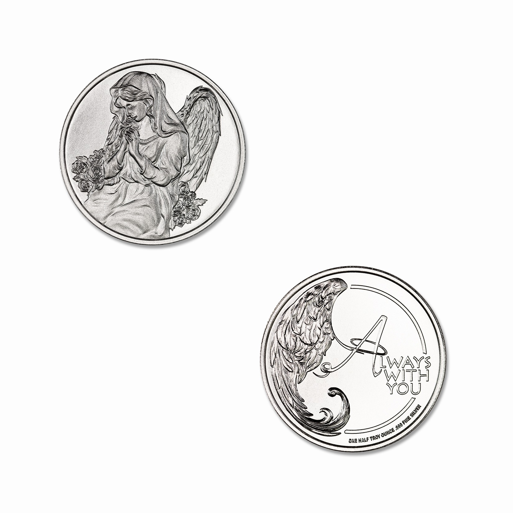 ANGEL IN YOUR POCKET - 1/2 TROY OUNCE - 30MM - Image 1