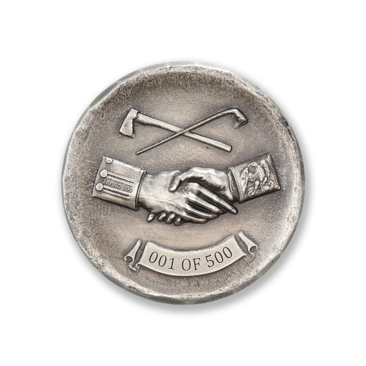 JEFFERSON - 3 TROY OUNCE - 42MM (ONLY 500 MINTED!) - Image 3