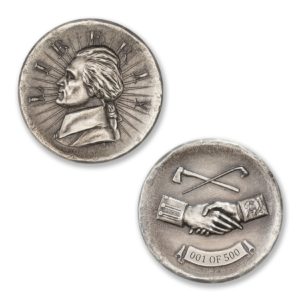 JEFFERSON - 3 TROY OUNCE - 42MM (ONLY 500 MINTED!)