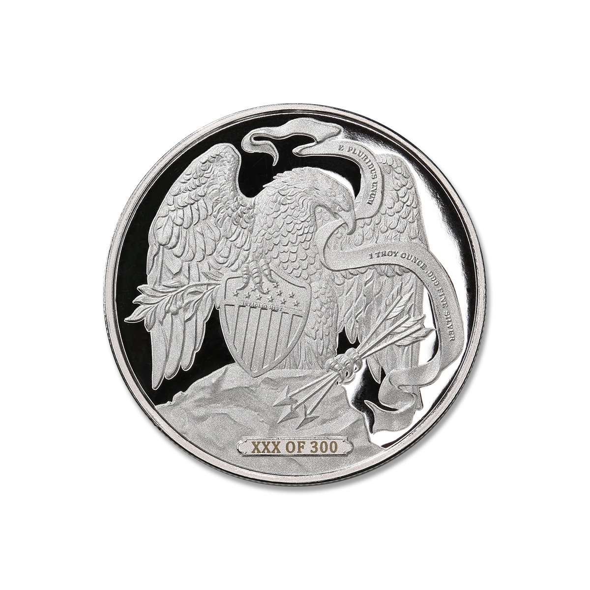 LINCOLN - 1 TROY OUNCE - 39MM - PROOF (ONLY 300 MINTED!) - Image 3