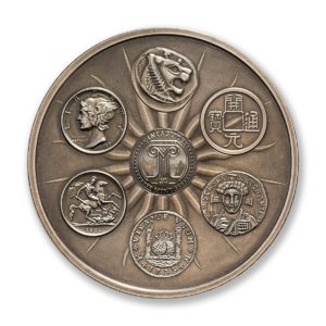 SAINT ELIGIUS - 2 TROY OUNCE - 50MM - LIMITED MINTAGE: 500 (ANTIQUED)
