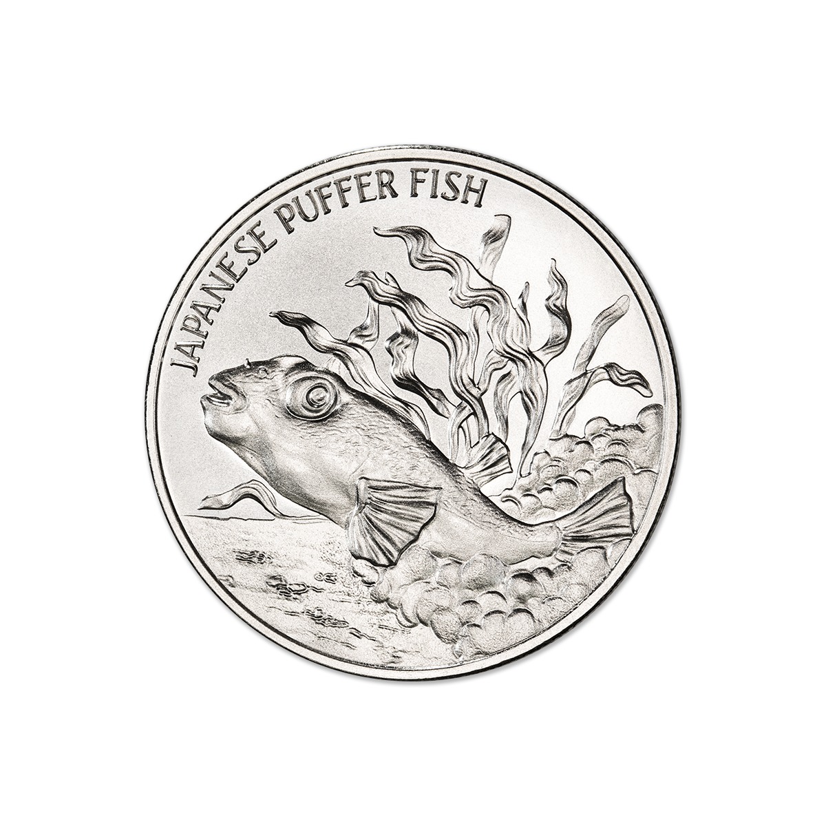 PUFFER FISH - 2 TROY OUNCE - 39MM - Image 2