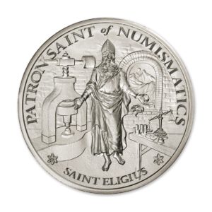 SAINT ELIGIUS - 5 TROY OUNCE - 50MM - LIMITED MINTAGE: 500