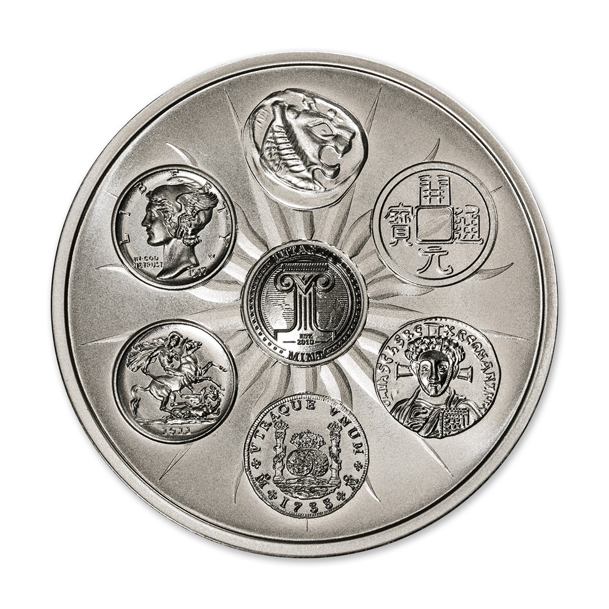 SAINT ELIGIUS - 5 TROY OUNCE - 50MM - LIMITED MINTAGE: 500 - Image 3