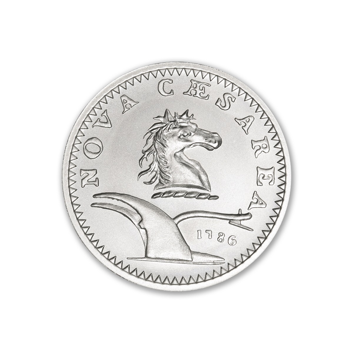 NEW JERSEY COPPER - 2 TROY OUNCES - 39MM - Image 2