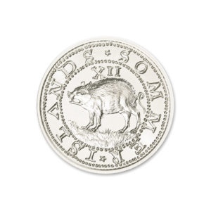 SOMMER ISLANDS TWELVE PENCE (HOGGE MONEY) - 2 TROY OUNCES - 39MM