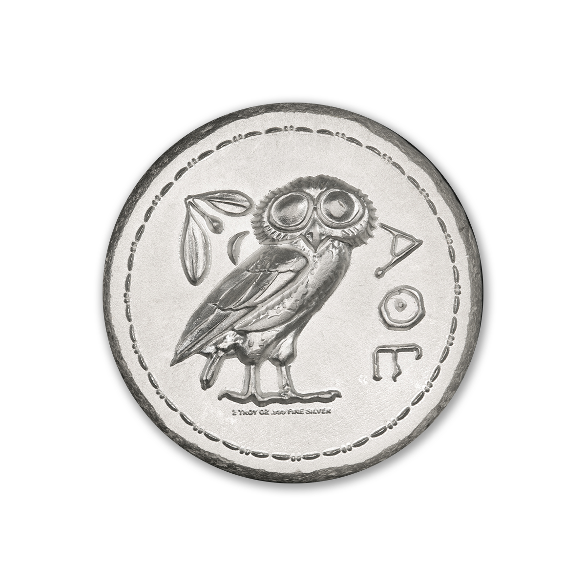 ATHENA AND OWL TETRADRACHM - UHR - 2 TROY OUNCE - 36MM - (LIMITED MINTAGE: 1,000) - Image 3