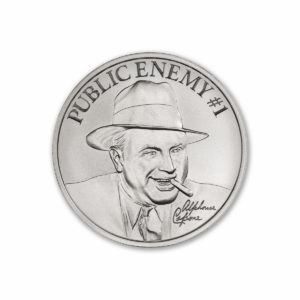 PUBLIC ENEMY #1 - ALPHONSE CAPONE -  1 TROY OUNCE - 39MM