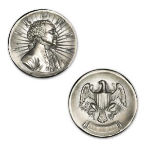 WASHINGTON - 3 TROY OUNCE - 42MM (ONLY 500 MINTED!)
