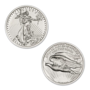 $20 SAINT-GAUDENS - HIGH RELIEF - 2 TROY OUNCE - 39MM