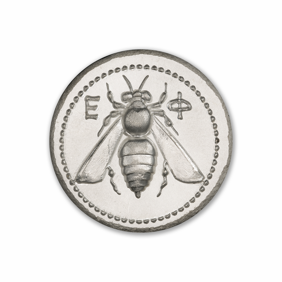 EPHESUS TETRADRACHM - STAG AND BEE - UHR - 2 TROY OUNCE - 36MM - BU FINISH -  (LIMITED MINTAGE: 1,000) - Image 2