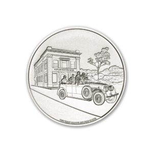 PUBLIC ENEMY #1 - JOHN DILLINGER -  2 TROY OUNCE - 39MM