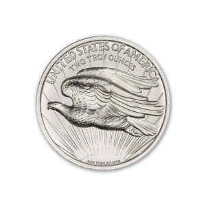$20 SAINT-GAUDENS - HIGH RELIEF - 2 TROY OUNCE - 39MM