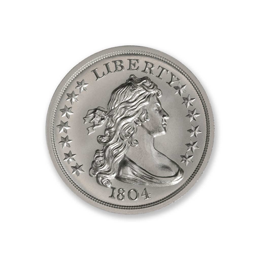 1804 DOLLAR TRIBUTE - 2 TROY OUNCE - 39MM