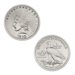 $10 INDIAN TRIBUTE - 2 TROY OUNCE - 39MM