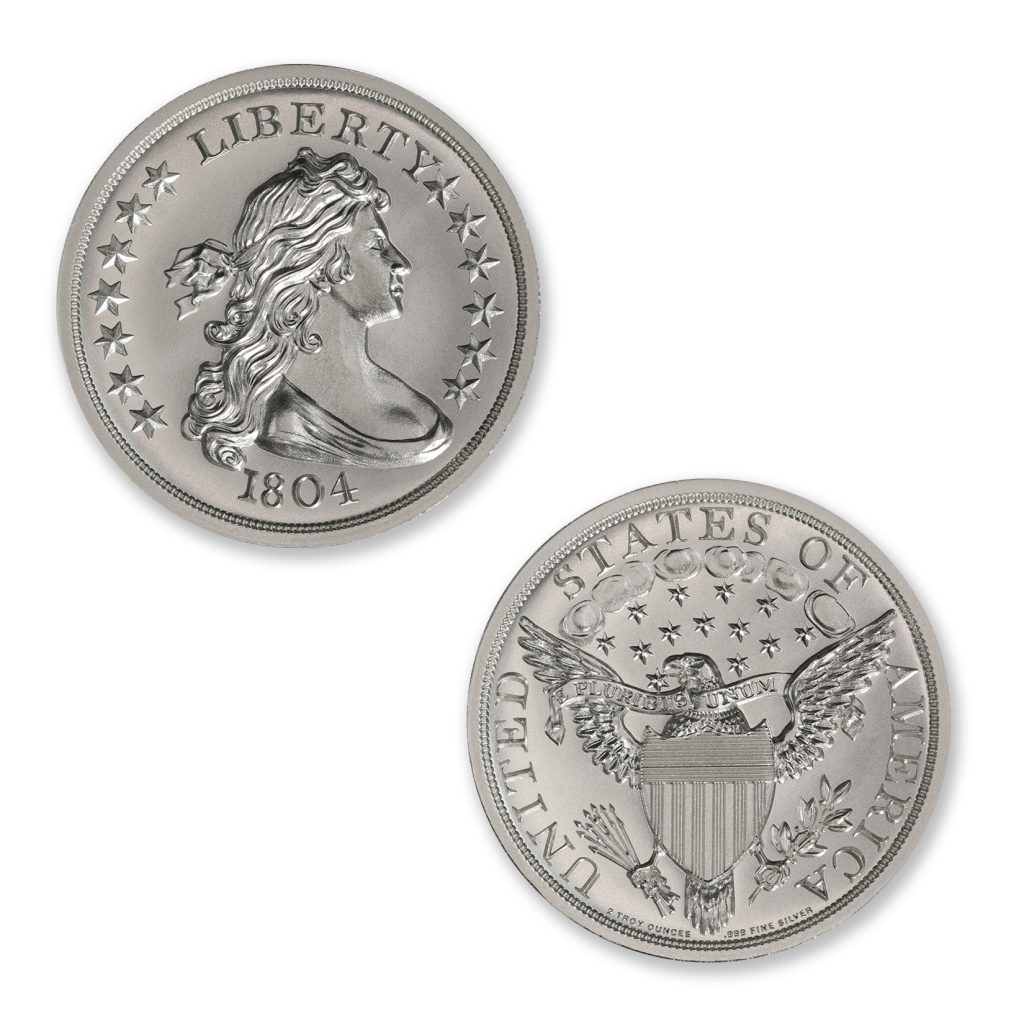 1804 DOLLAR TRIBUTE - 2 TROY OUNCE - 39MM