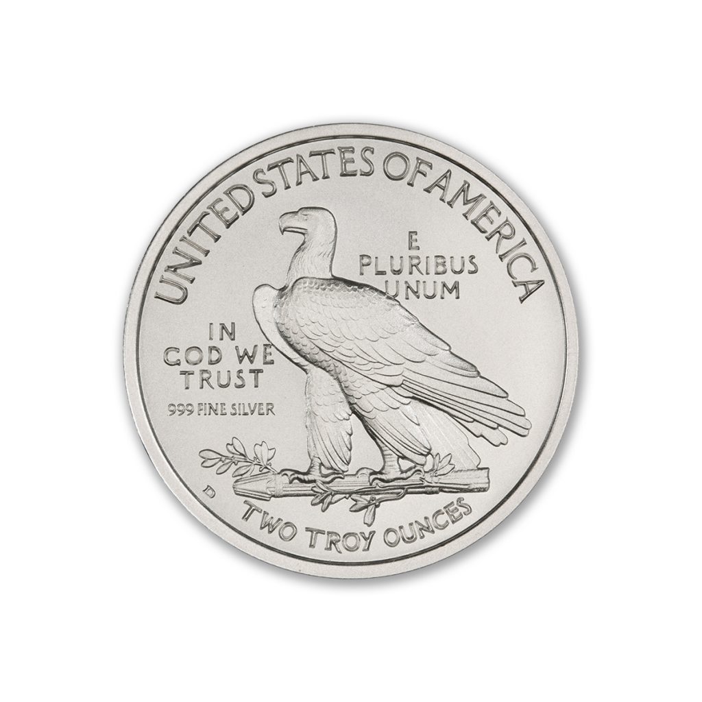 $10 INDIAN TRIBUTE - 2 TROY OUNCE - 39MM