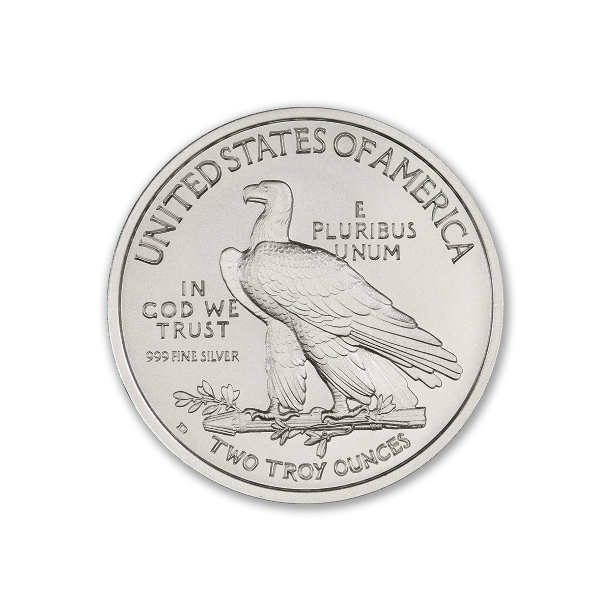 $10 INDIAN TRIBUTE - 2 TROY OUNCE - 39MM - Image 3