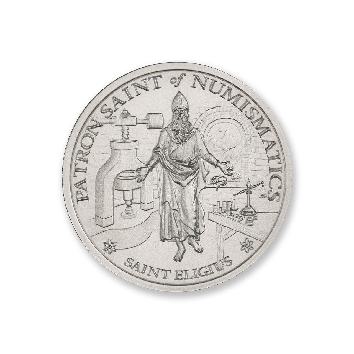 SAINT ELIGIUS - 2 TROY OUNCE - 39MM - Image 2