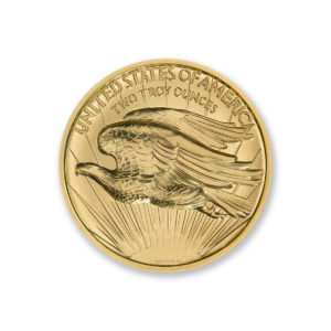 $20 SAINT-GAUDENS - HIGH RELIEF - 2 TROY OUNCE - 39MM - .9999 FINE GOLD