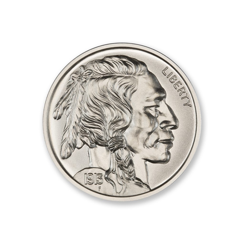 BUFFALO NICKEL TRIBUTE - 2 TROY OUNCE - 39MM
