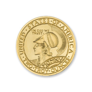 PAN-PAC ROUND TRIBUTE - 2 TROY OUNCE - 39MM - .9999 FINE GOLD