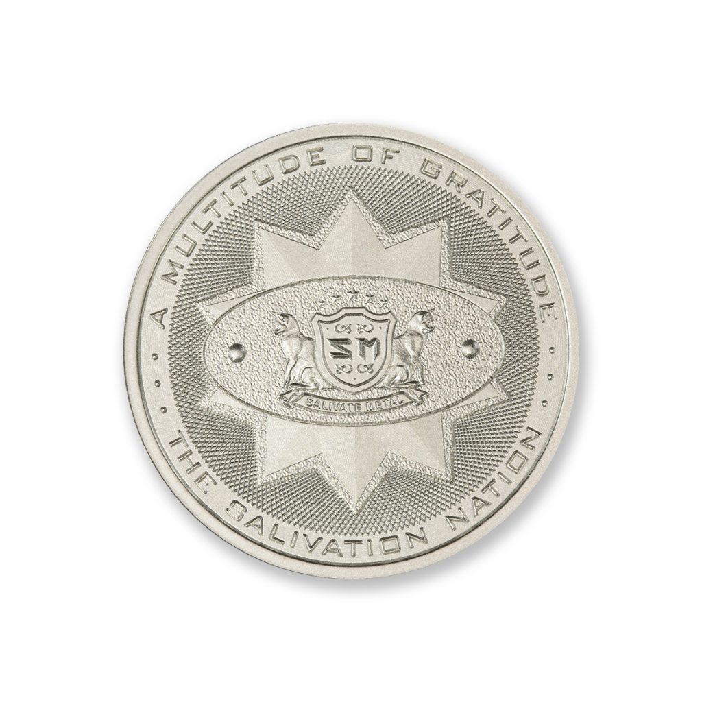 SALIVATE METAL - 2 TROY OUNCE - 39MM