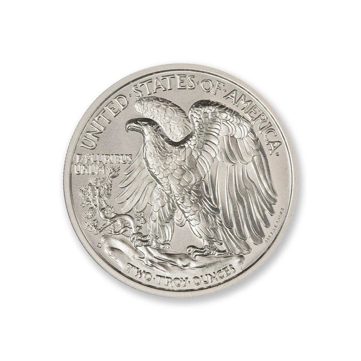 WALKING LIBERTY HALF DOLLAR TRIBUTE - 2 TROY OUNCE - 39MM - Image 3