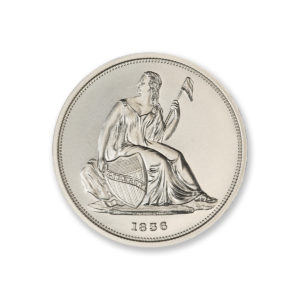 1836 GOBRECHT DOLLAR (J61) TRIBUTE - 2 TROY OUNCE - 39MM