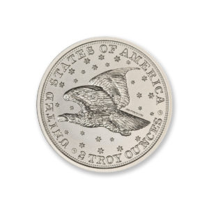 1836 GOBRECHT DOLLAR (J61) TRIBUTE - 2 TROY OUNCE - 39MM