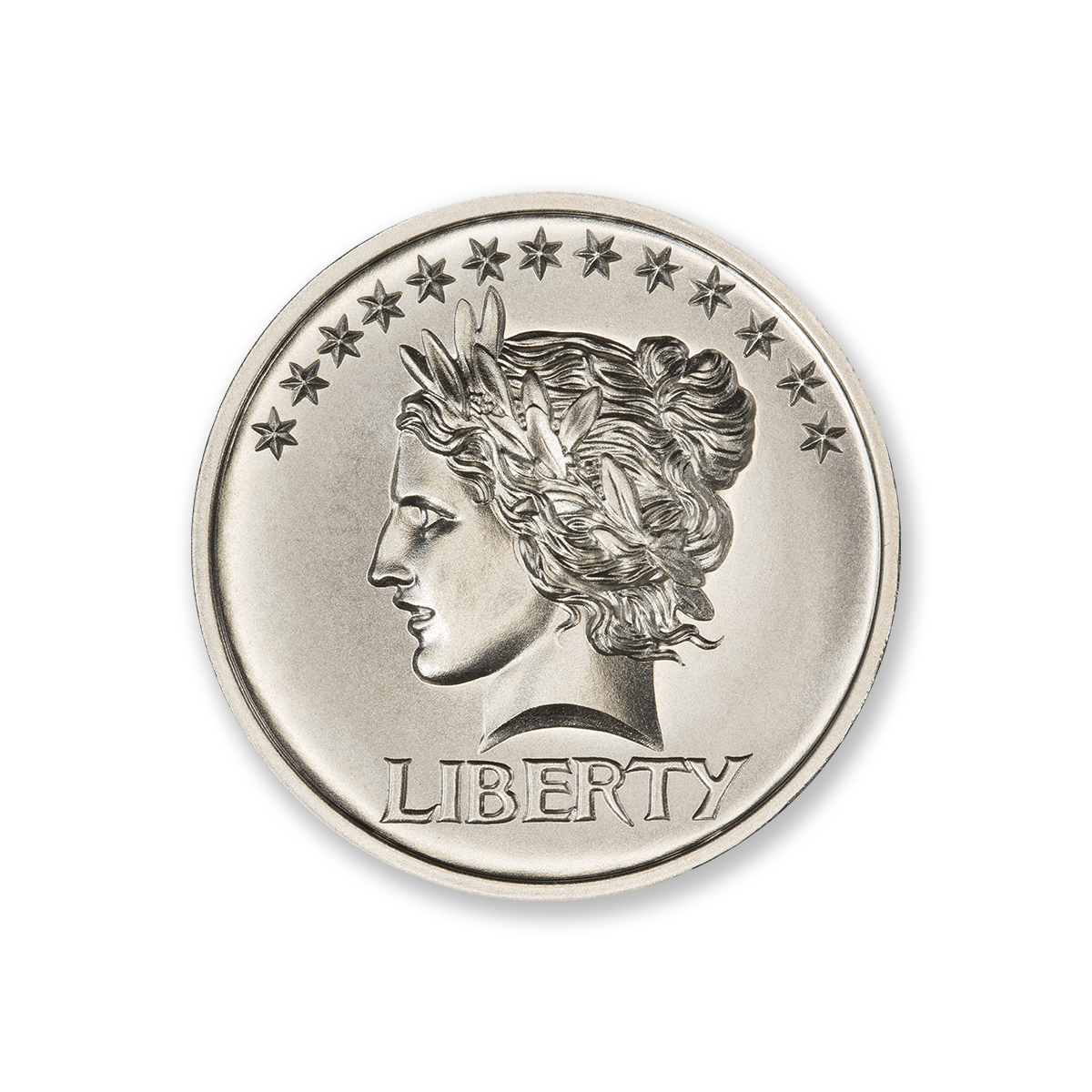 SAINT-GAUDENS ONE CENT COIN TRIBUTE - 2 TROY OUNCE - 39MM - Image 2