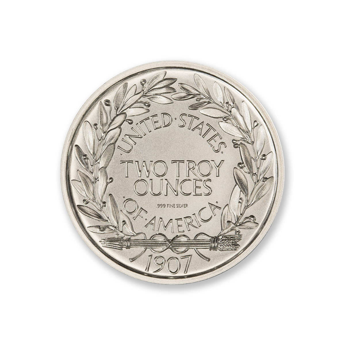 SAINT-GAUDENS ONE CENT COIN TRIBUTE - 2 TROY OUNCE - 39MM - Image 3