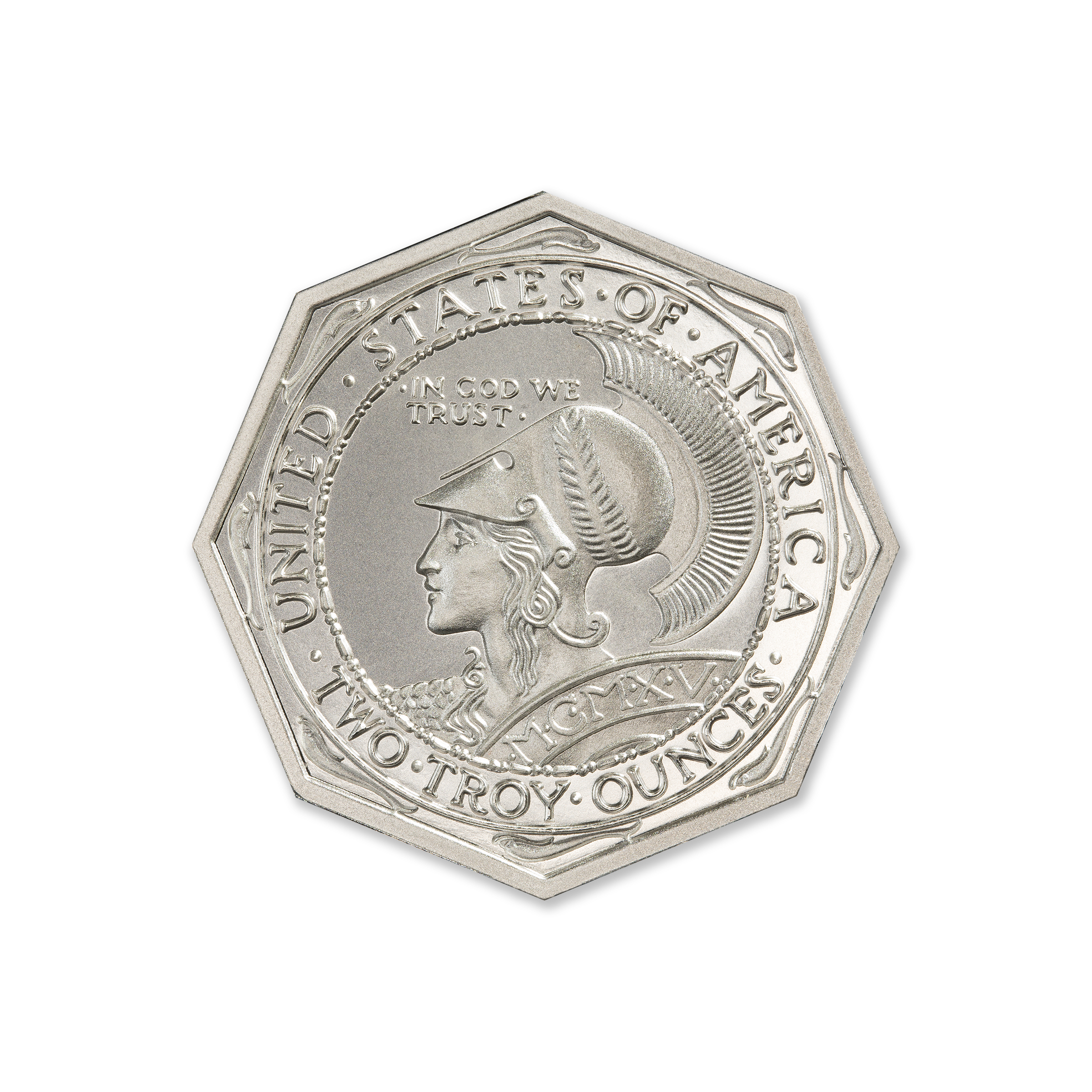 PAN-PAC OCTAGONAL TRIBUTE - 2 TROY OUNCE - 42MM - Image 2