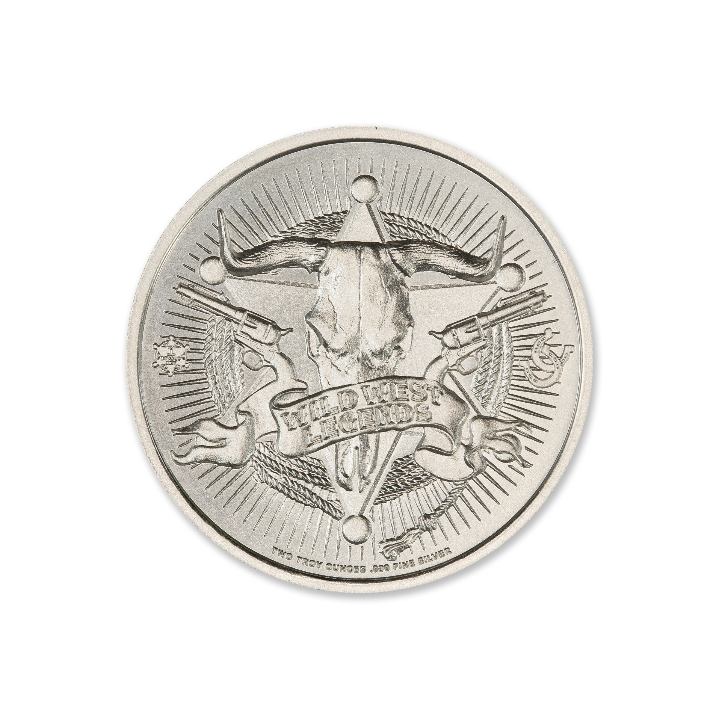 WILD WEST LEGENDS SERIES – JOHNNY RINGO – 2 TROY OUNCE – 39MM - Image 2