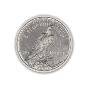 1921 HIGH RELIEF PEACE DOLLAR TRIBUTE - 2 TROY OUNCES - 39MM