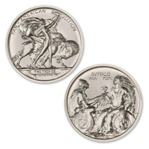 PAN-AM BUFFALO MEDAL TRIBUTE - 2 TROY OUNCE