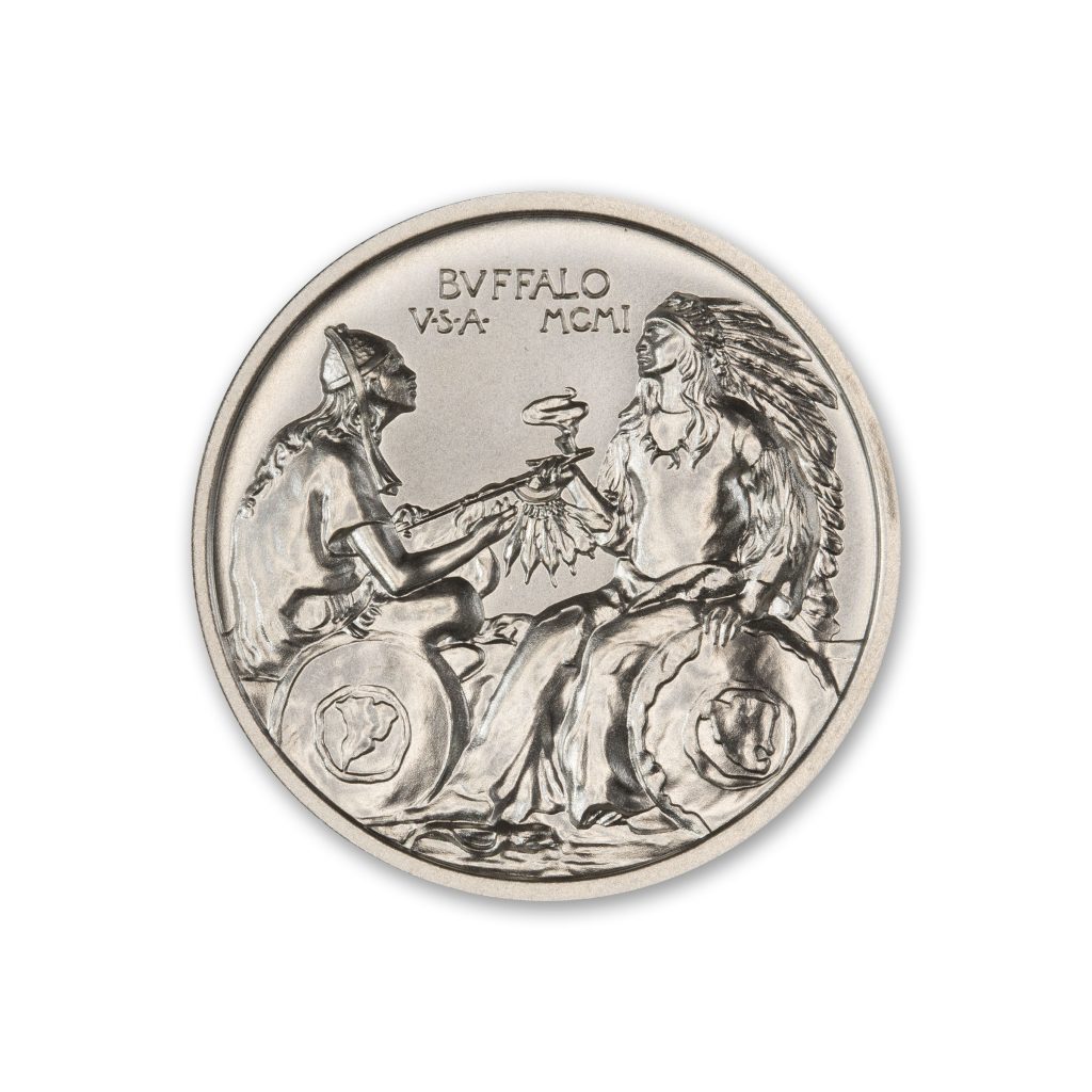 PAN-AM BUFFALO MEDAL TRIBUTE - 2 TROY OUNCE